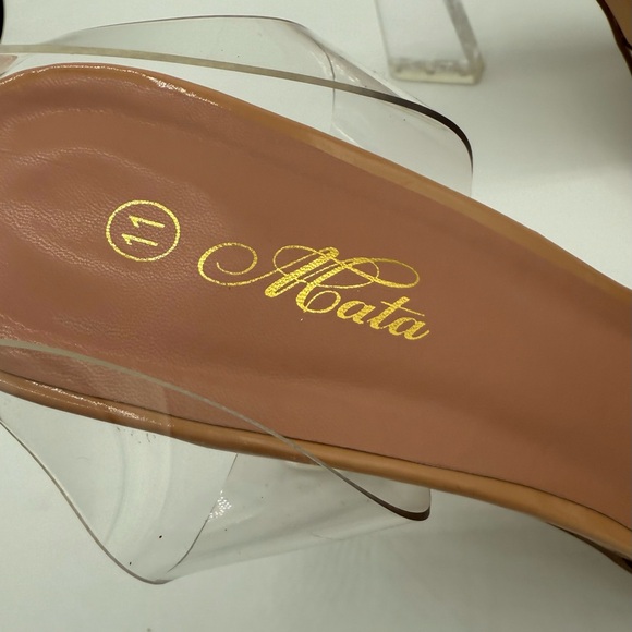 Mata Social SeductionTransparent embellished shoes  size 11 NWB - Picture 5 of 8